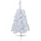 2ft. Pre-Lit Slim White Artificial Christmas Tree, Green Lights